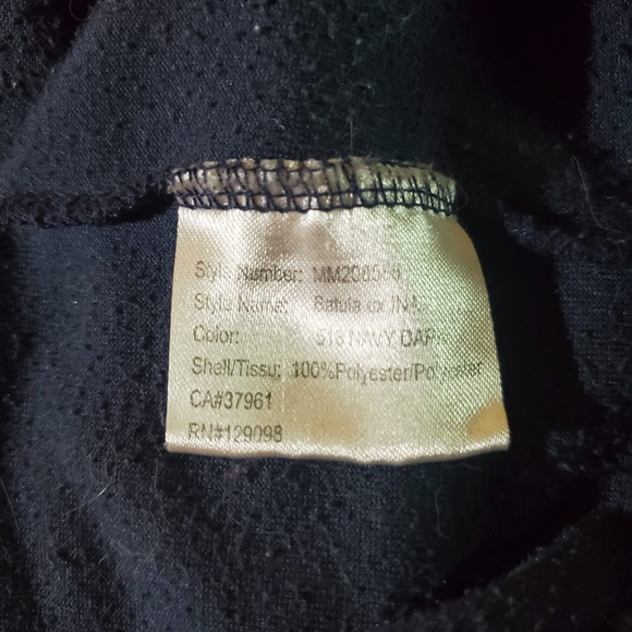 Men's navy fleece sweater xl - Picture 7 of 8